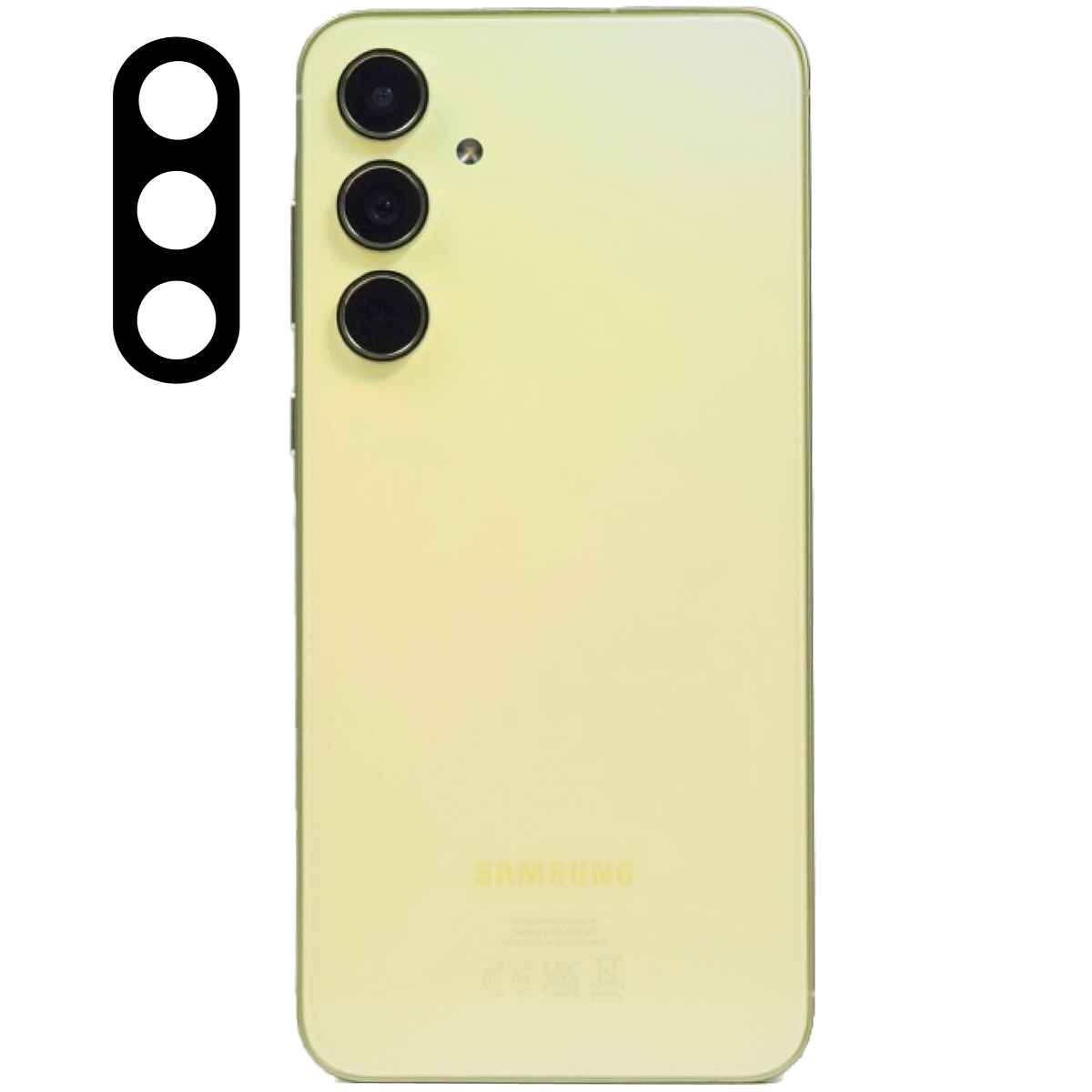 A Galaxy A56 5G lencséjéhez tartozó üvegek a készletben