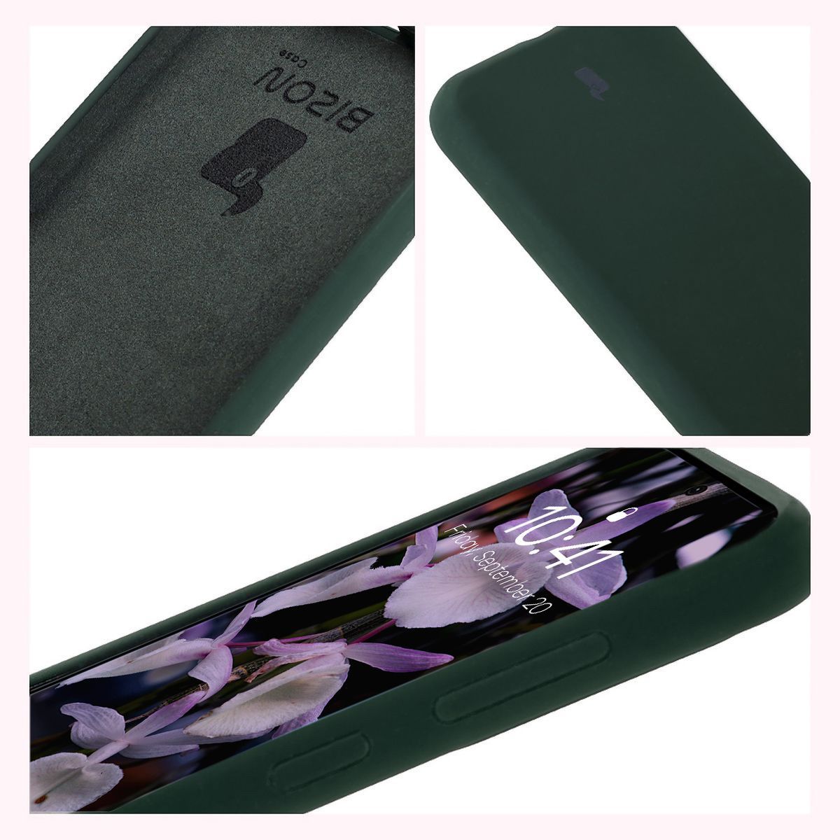 Construction of the Bison Soft Case: integrated covers, raised edges, and microfiber padding