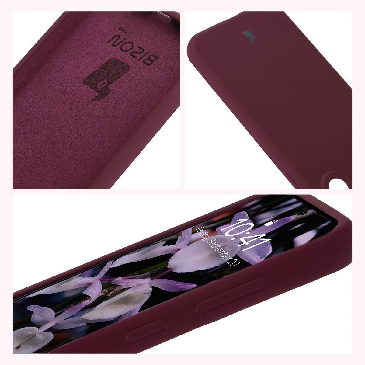 Bison Soft Case structure: integrated covers, raised edges, and microfiber lining