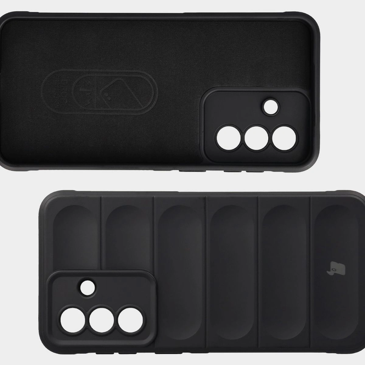 Microfiber lining, grooves on the back, and reinforced corners in the Bison Case Tur for Samsung Galaxy A57 5G