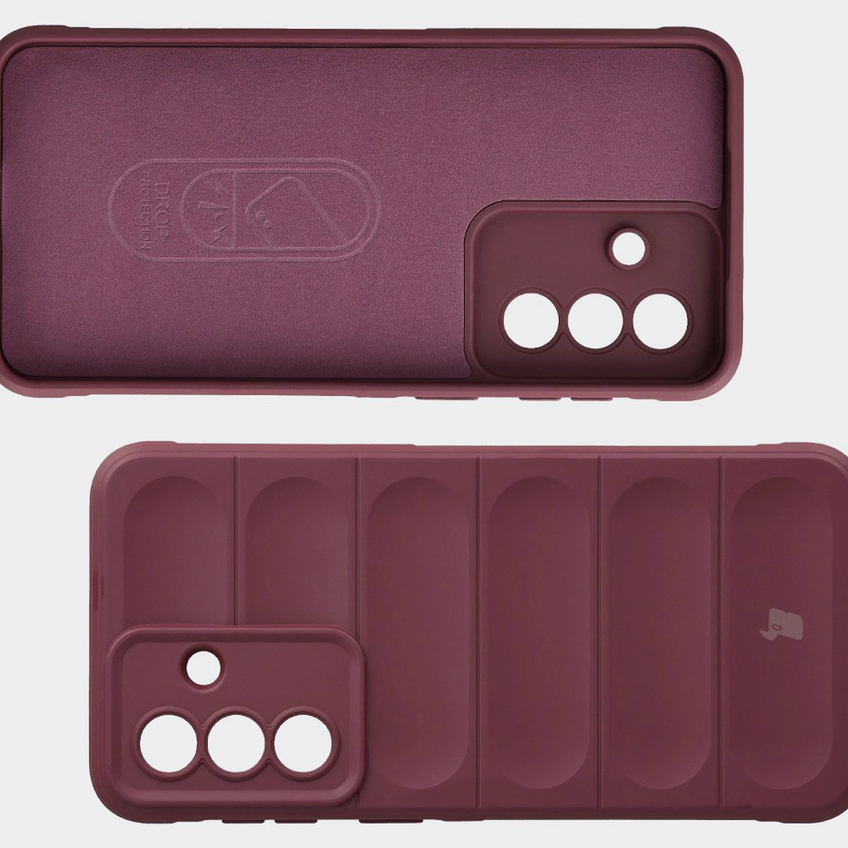 Căptușeală din microfibră, decupaje pe spate și colțuri întărite în etui Bizon Case Tur pentru Samsung Galaxy A57 5G