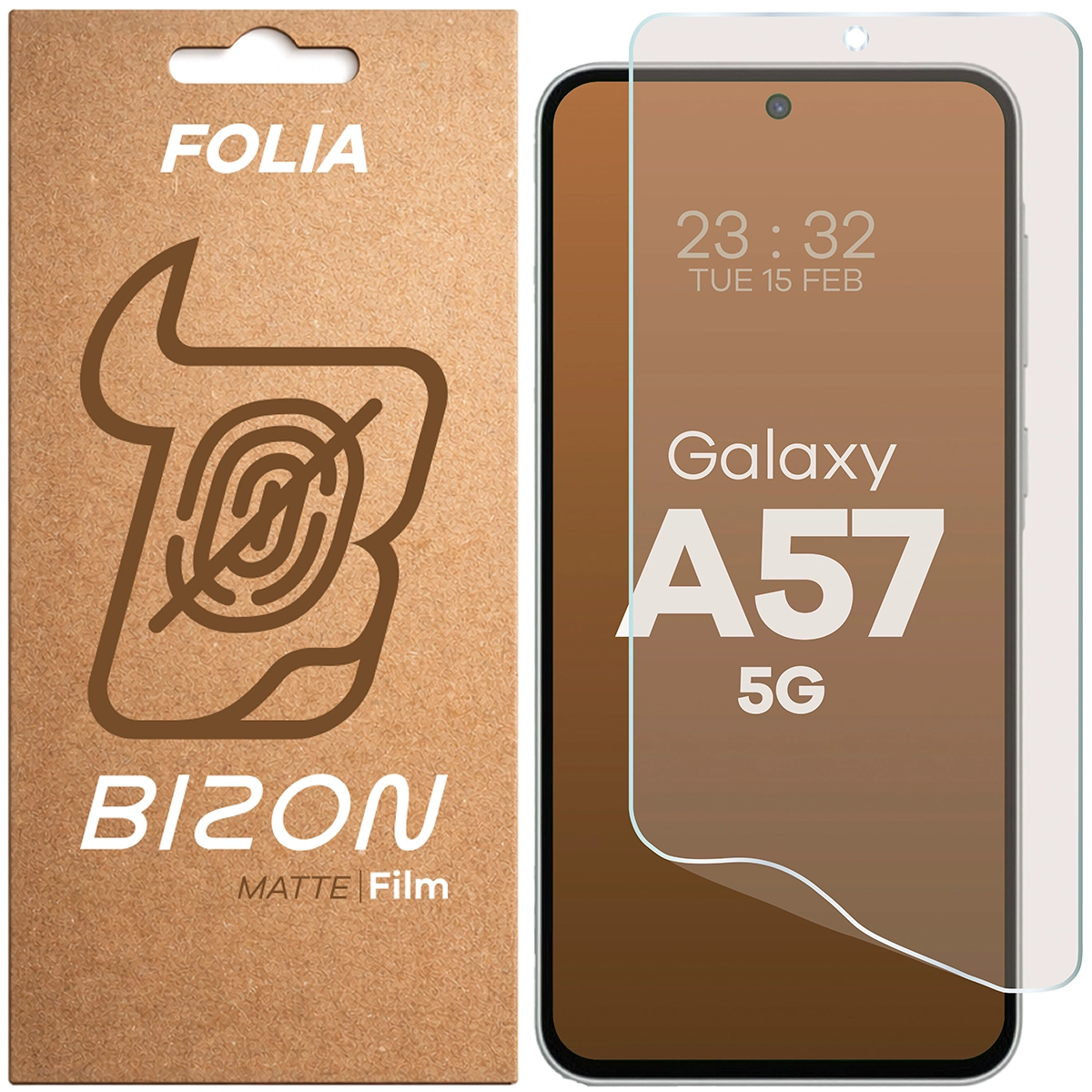 Folia matowa na ekran Bizon Film Matte do Samsung Galaxy A57 5G, 1 sztuka