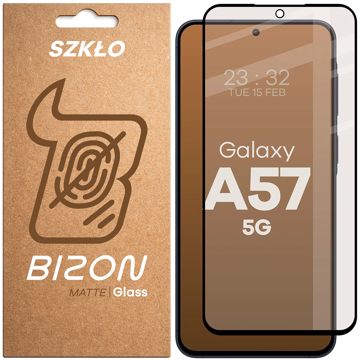 Szkło matowe na ekran Bizon Glass Matte do Samsung Galaxy A57 5G, 1 sztuka