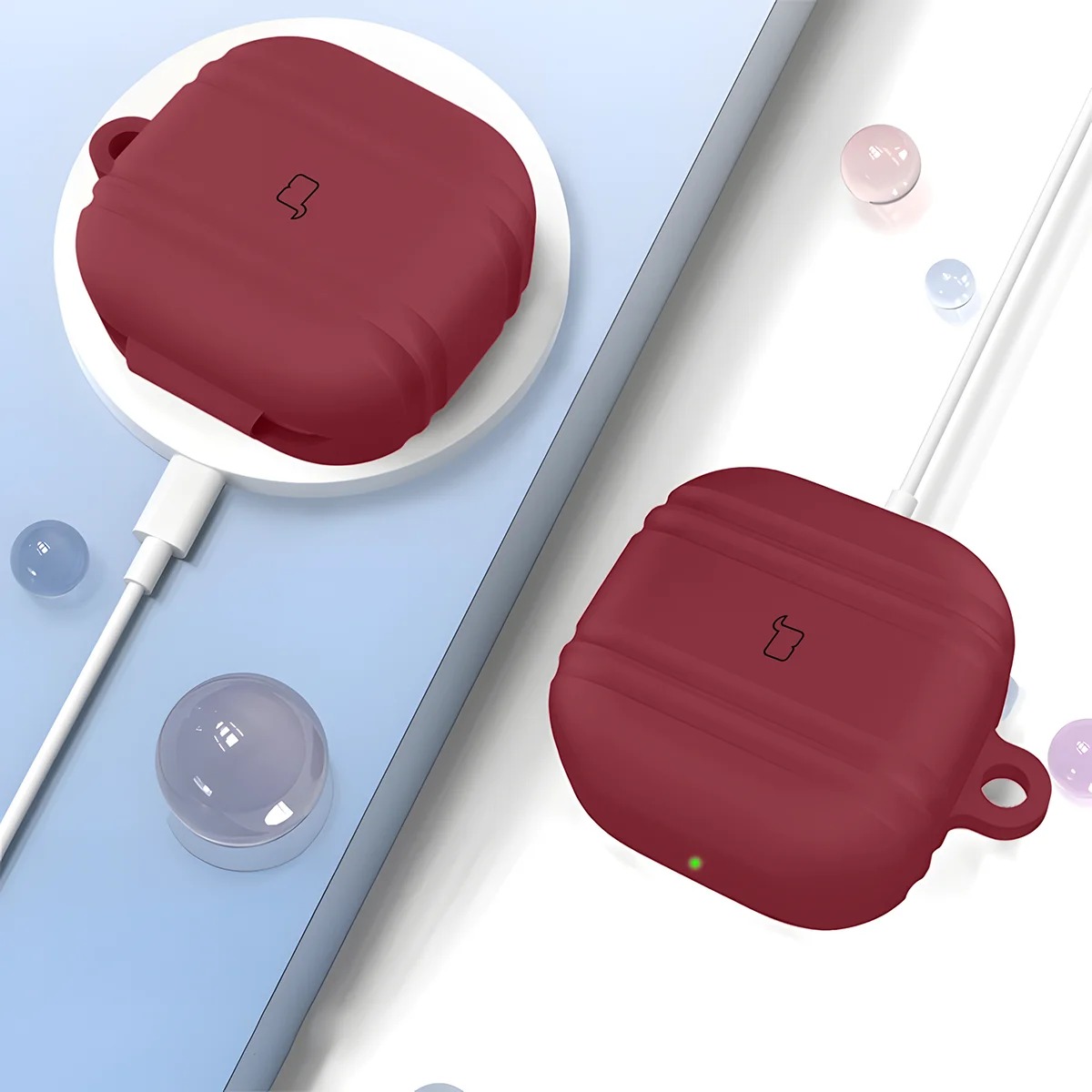 Silikonowa konstrukcja etui Bizon Case Headphone Silicone