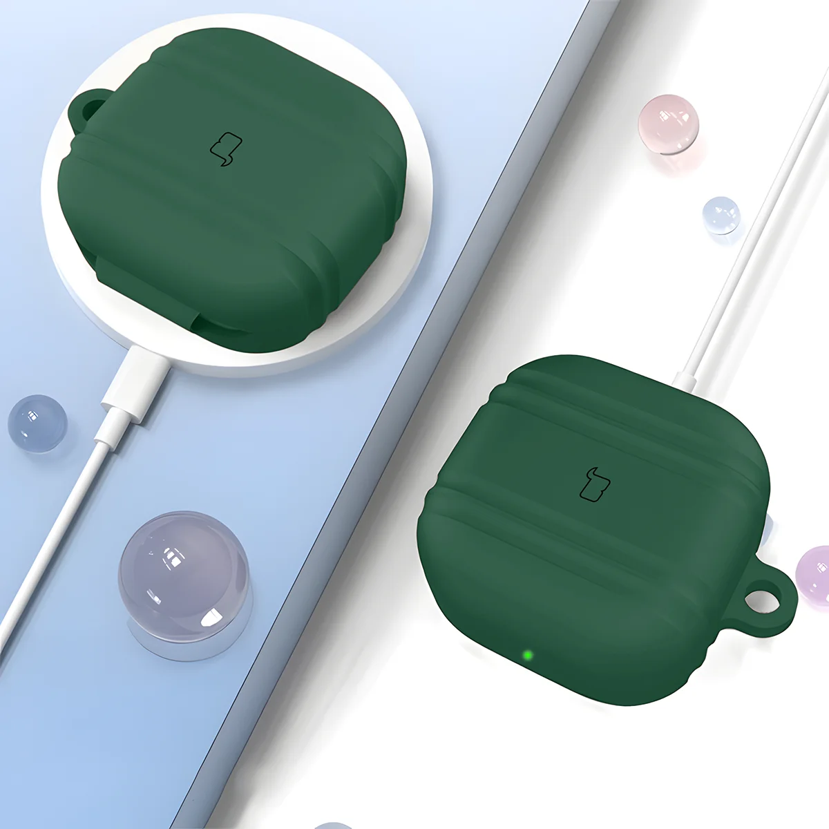 Silikonstruktur der Hülle Bizon Case Headphone Silicone