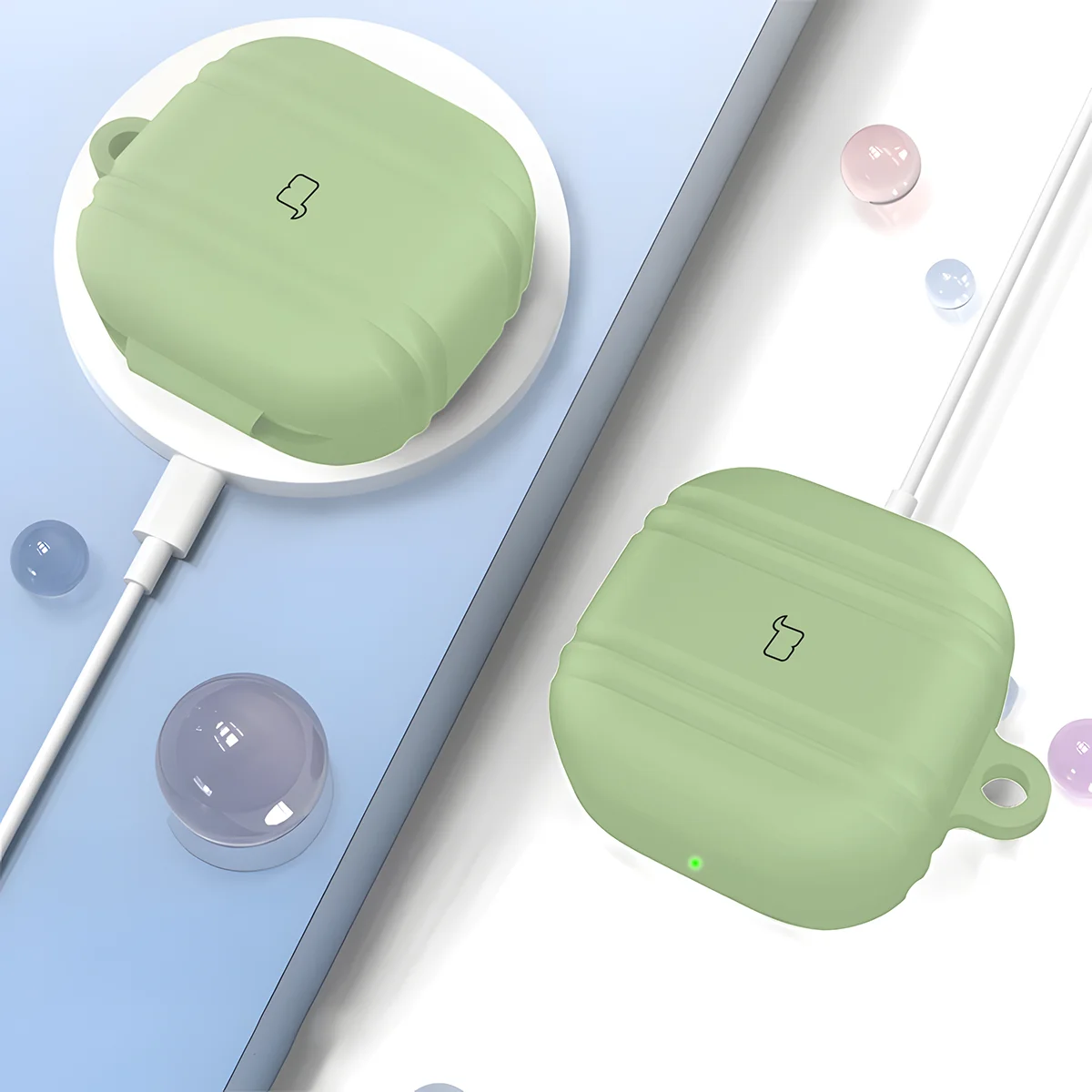 Silikonstruktur der Hülle Bizon Case Headphone Silicone