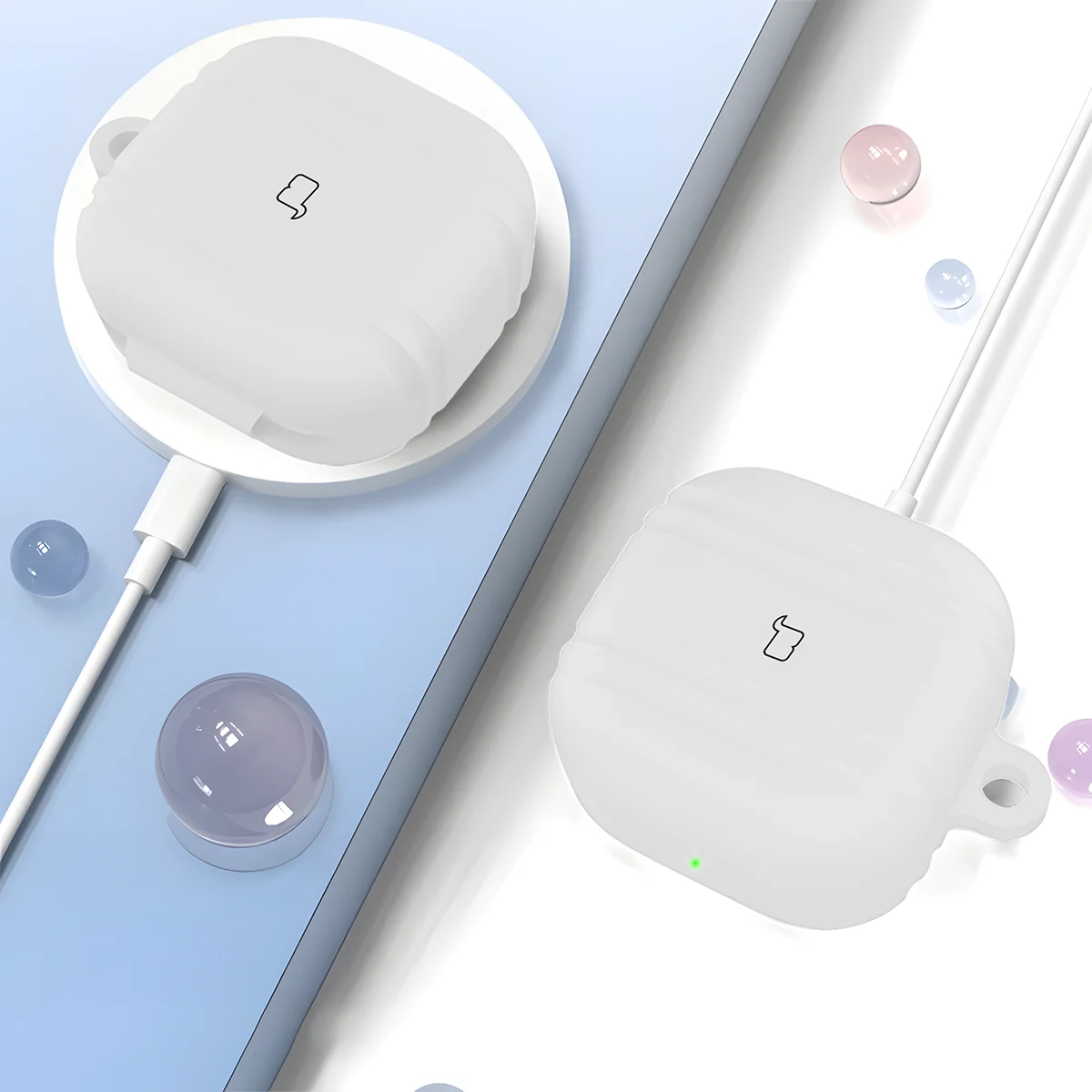 Silikonowa konstrukcja etui Bizon Case Headphone Silicone