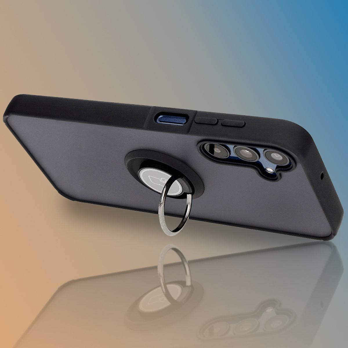 Halter als Ständer in der Bizon Hybrid Ring Hülle