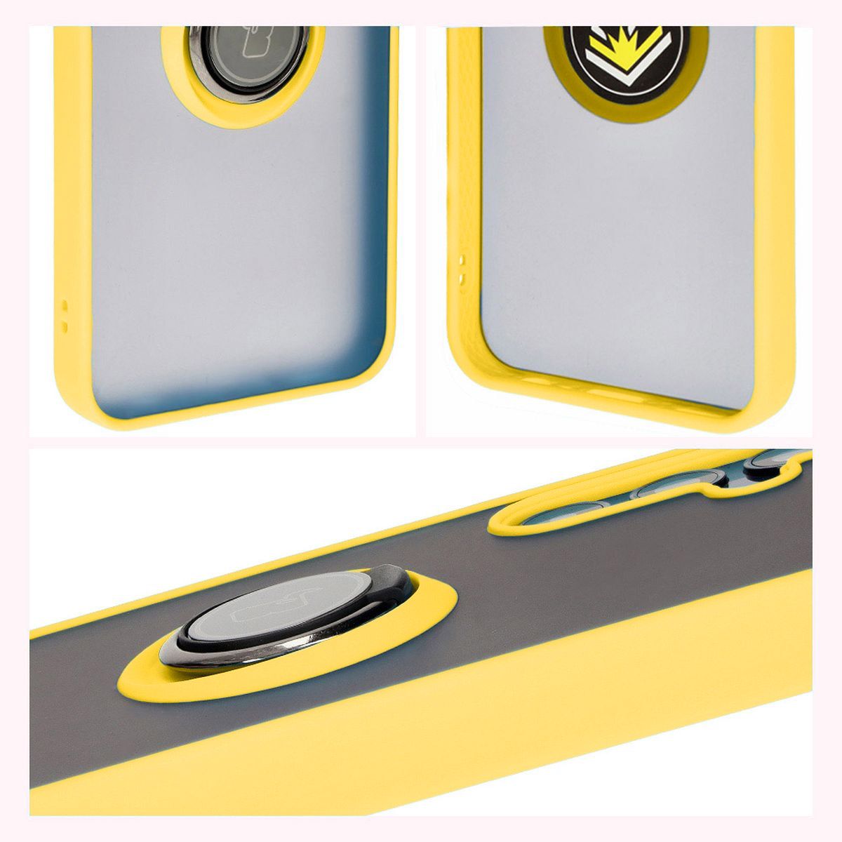 Eigenschaften des Bizon Case Hybrid Ring: rutschfester Rahmen und mattes Design