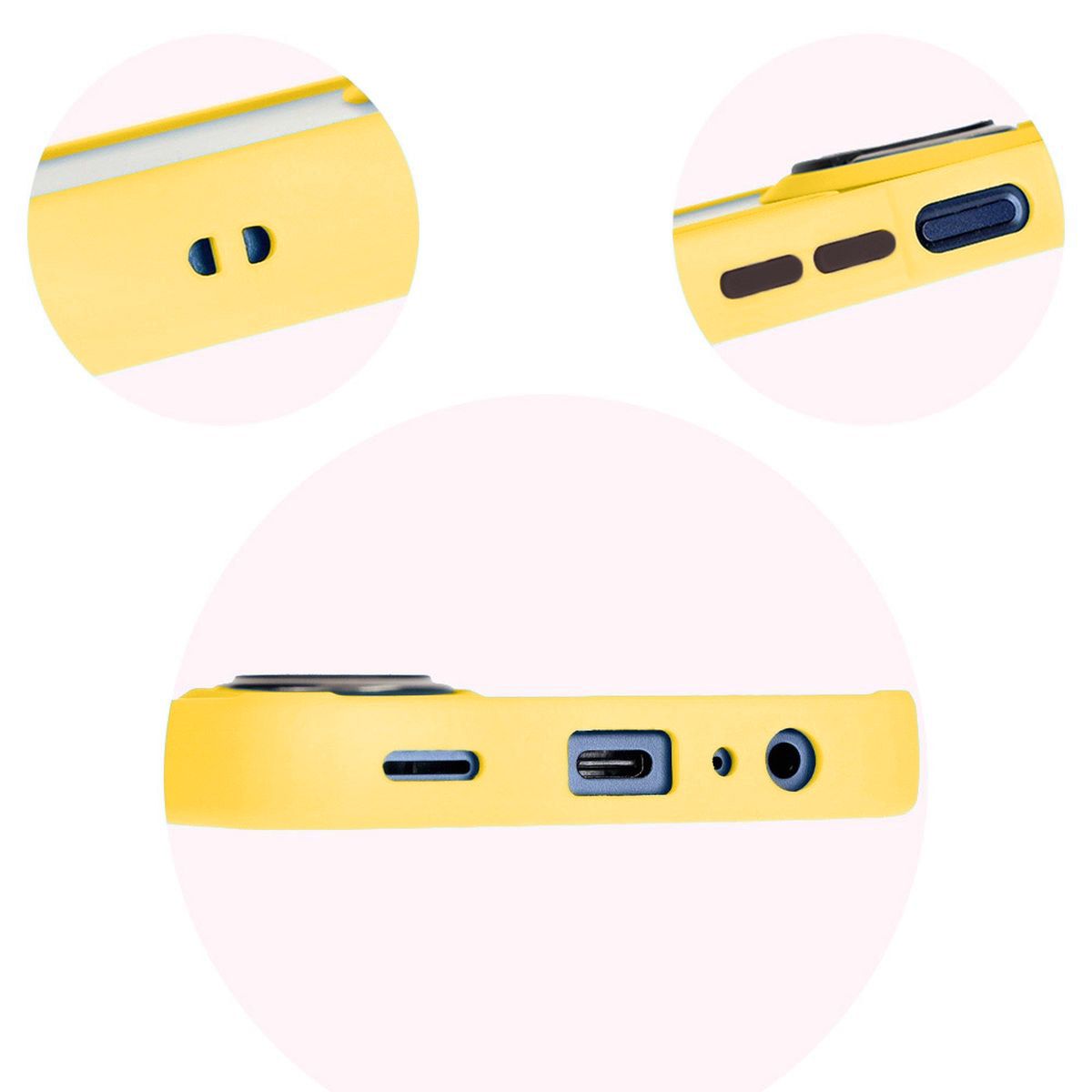 Präzise Aussparungen, integrierte Abdeckungen und Aussparung für einen Schlüsselanhänger im Bizon Case Hybrid Ring