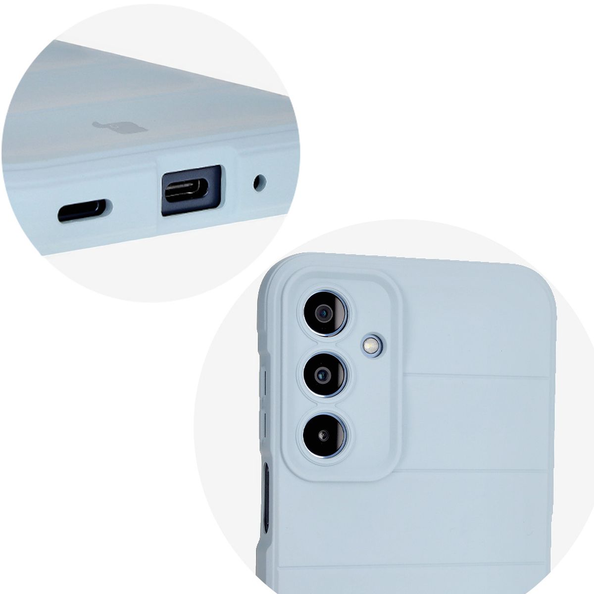 Decupaje precise și compatibilitate cu încărcarea wireless în husa Bizon Case Tur