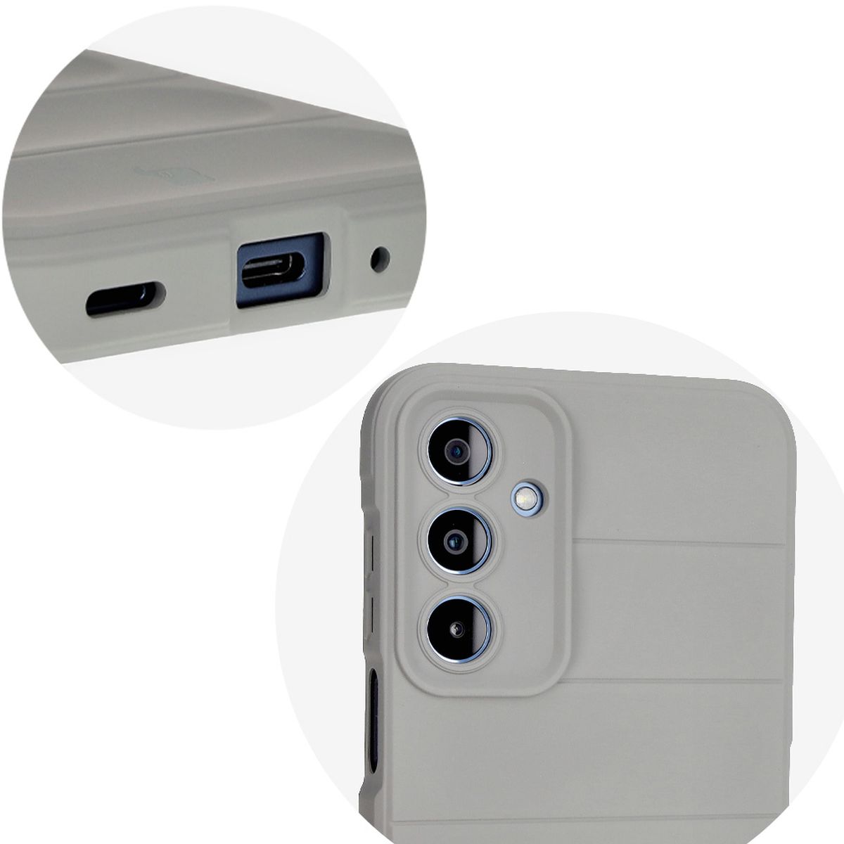 Präzise Aussparungen und Kompatibilität mit kabellosem Laden im Etui Bizon Case Tur