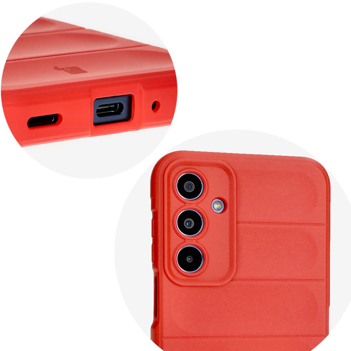 Decupaje precise și compatibilitate cu încărcarea wireless în husă Bizon Case Tur