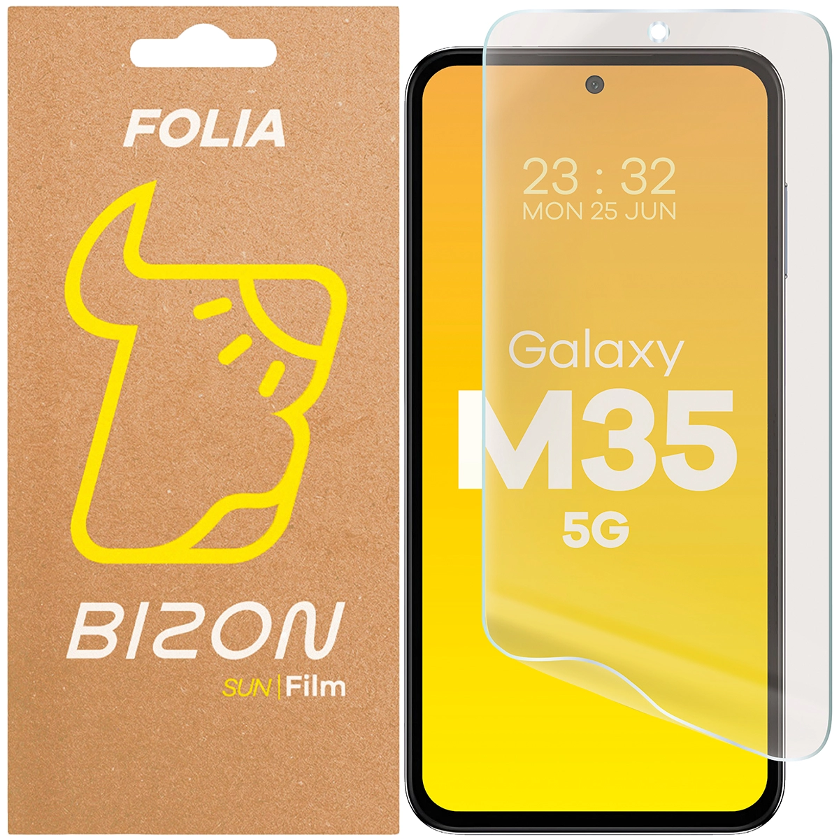 Folia matowa na ekran Bizon Glass Film Sun do Samsung Galaxy M35 5G, 1 sztuka