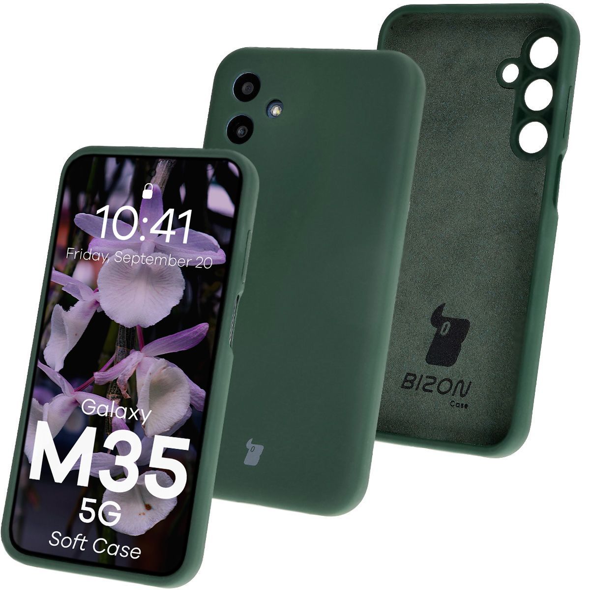 Silikon-Etui Bizon Soft Case für Samsung Galaxy M35 5G