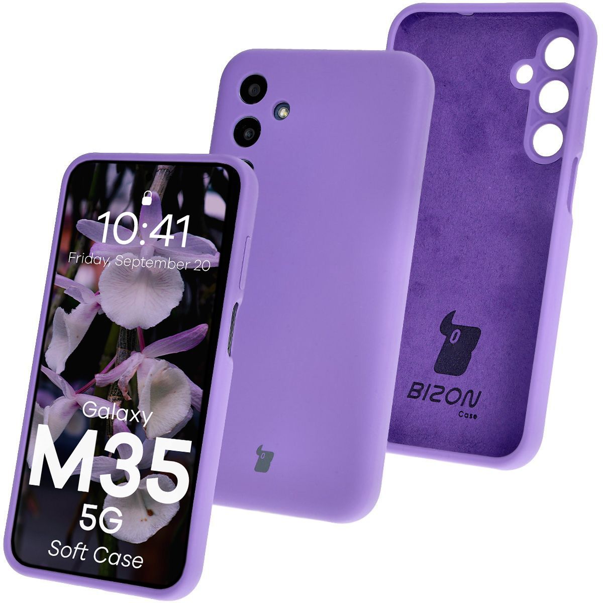 Silikon-Etui Bizon Soft Case für Samsung Galaxy M35 5G