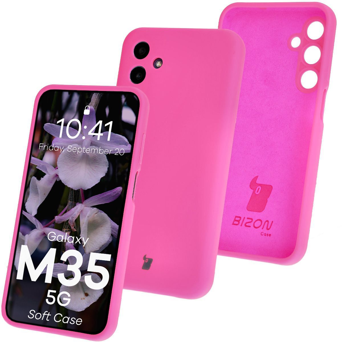 Silicone Hülle Bizon Soft Case für Samsung Galaxy M35 5G