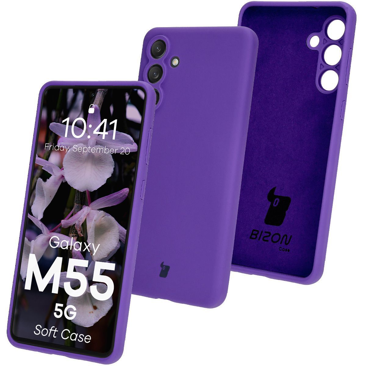 Husa din silicon Bizon Soft Case pentru Samsung Galaxy M55 5G