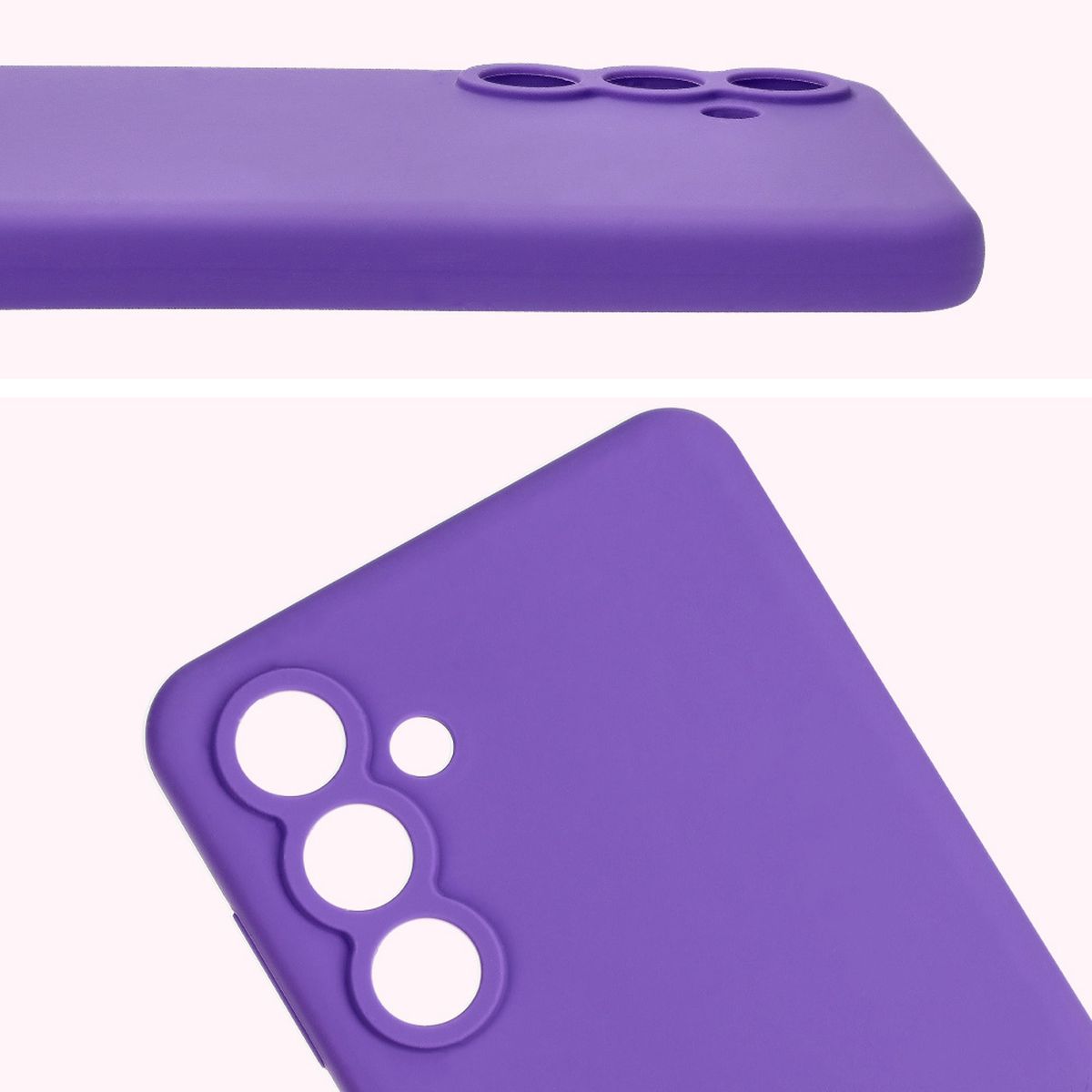 Prim-plan pe decupajele pentru lentile în husa Bizon Soft Case