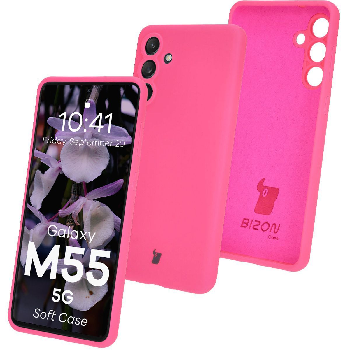 Bizon Soft Case silicone case for Samsung Galaxy M55 5G