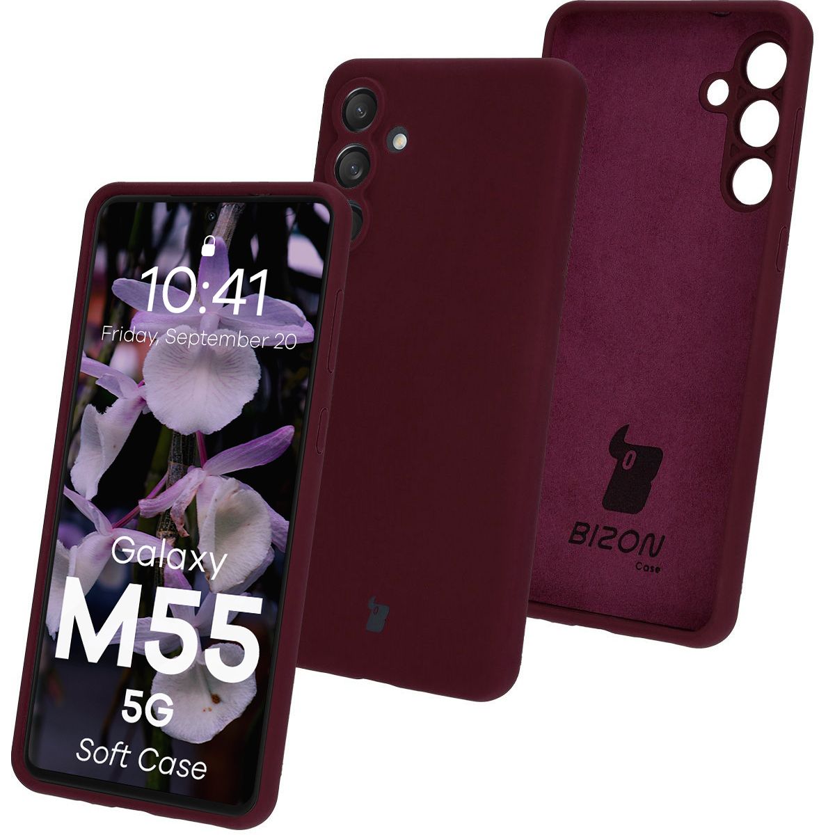 Bizon Soft Case silicone case for Samsung Galaxy M55 5G