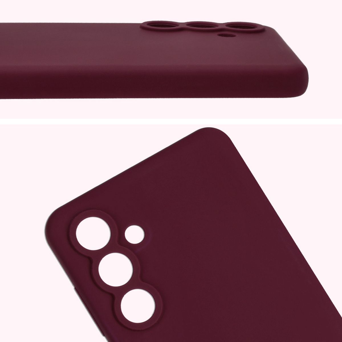Close-up of lens cutouts in Bizon Soft Case