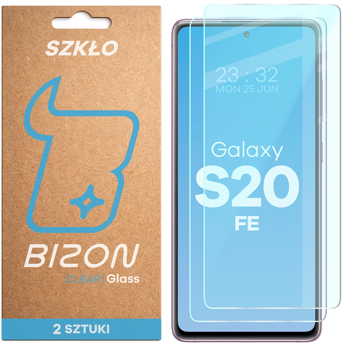 Szkło hartowane Bizon Glass Clear Duo do Samsung Galaxy S20 FE