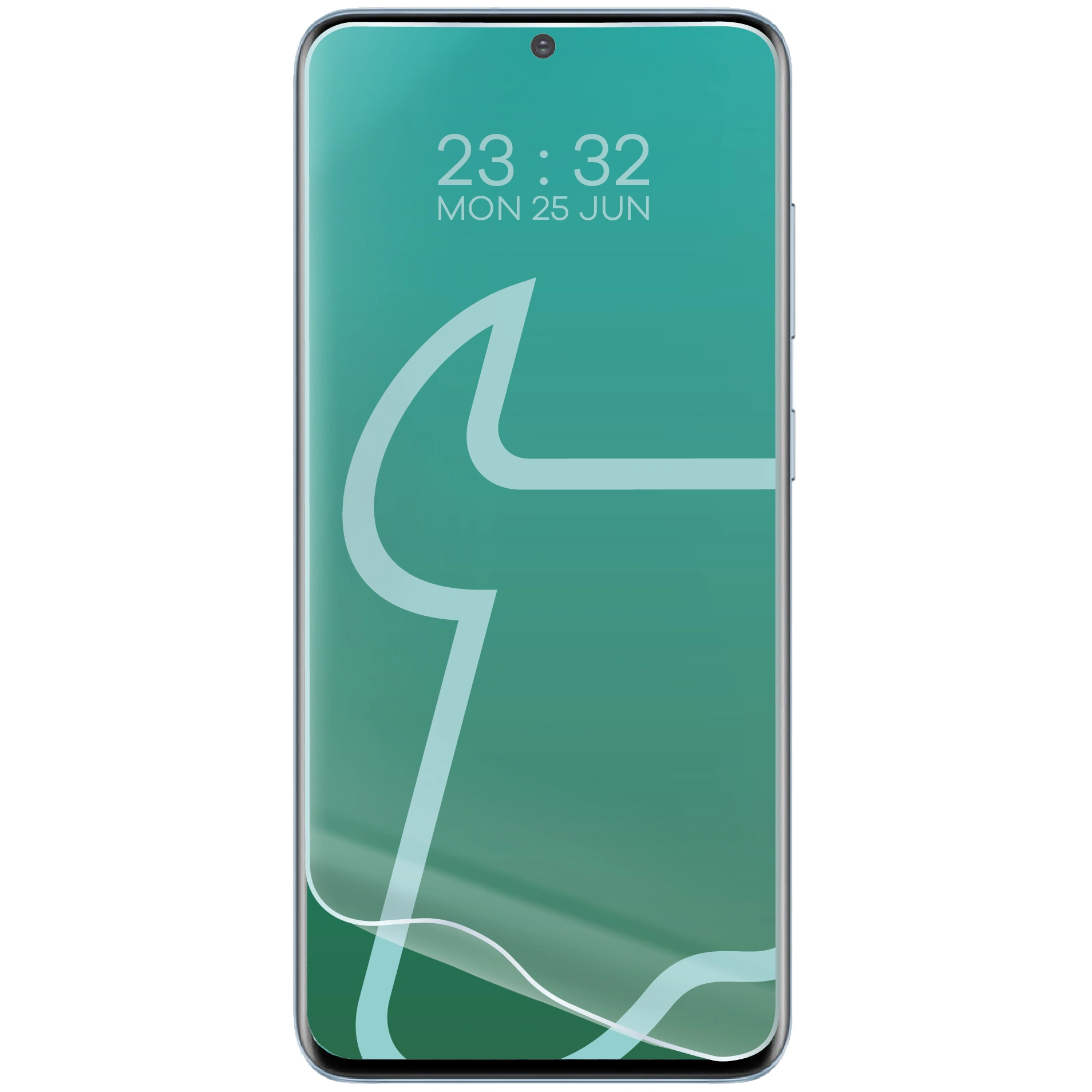 Hydrogel film for Samsung Galaxy S20 FE next to the phone