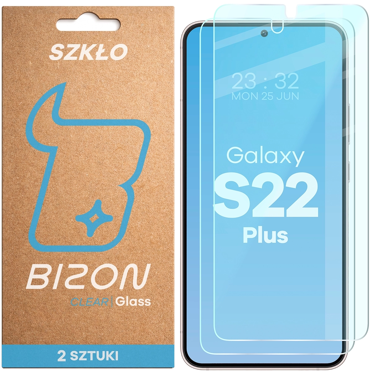 Szkło hartowane Bizon Glass Clear Duo do Samsung Galaxy S22 Plus