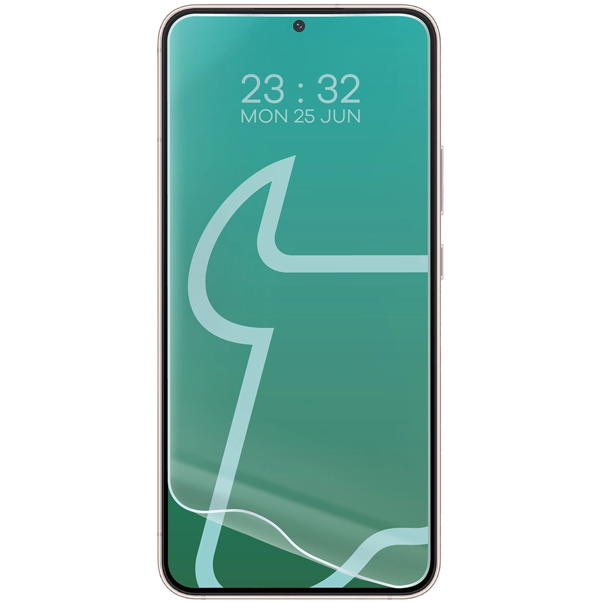 Folia hydrożelowa do Samsung Galaxy S22 Plus obok telefonu