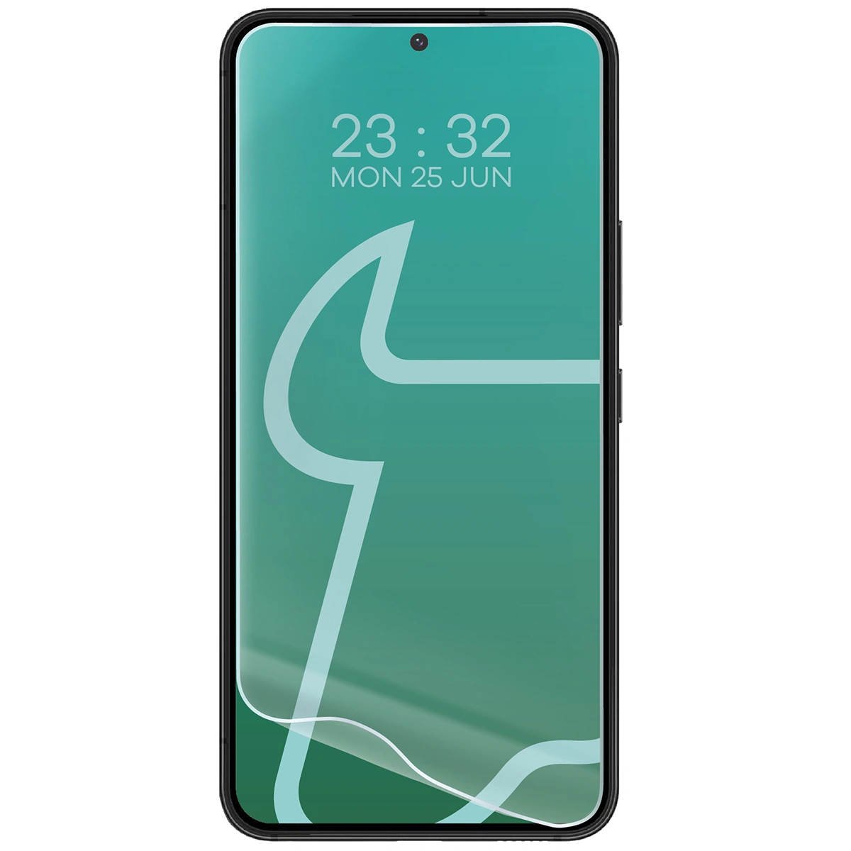 Hydrogel film for Samsung Galaxy S22 next to the phone