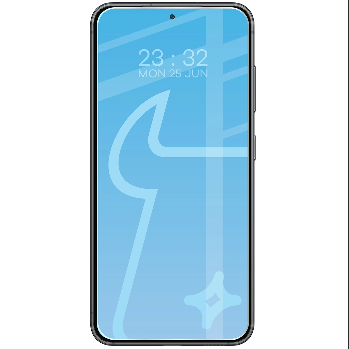 Telefon z nałożonym szkłem Bizon Glass Clear Duo do Samsung Galaxy S23 Plus