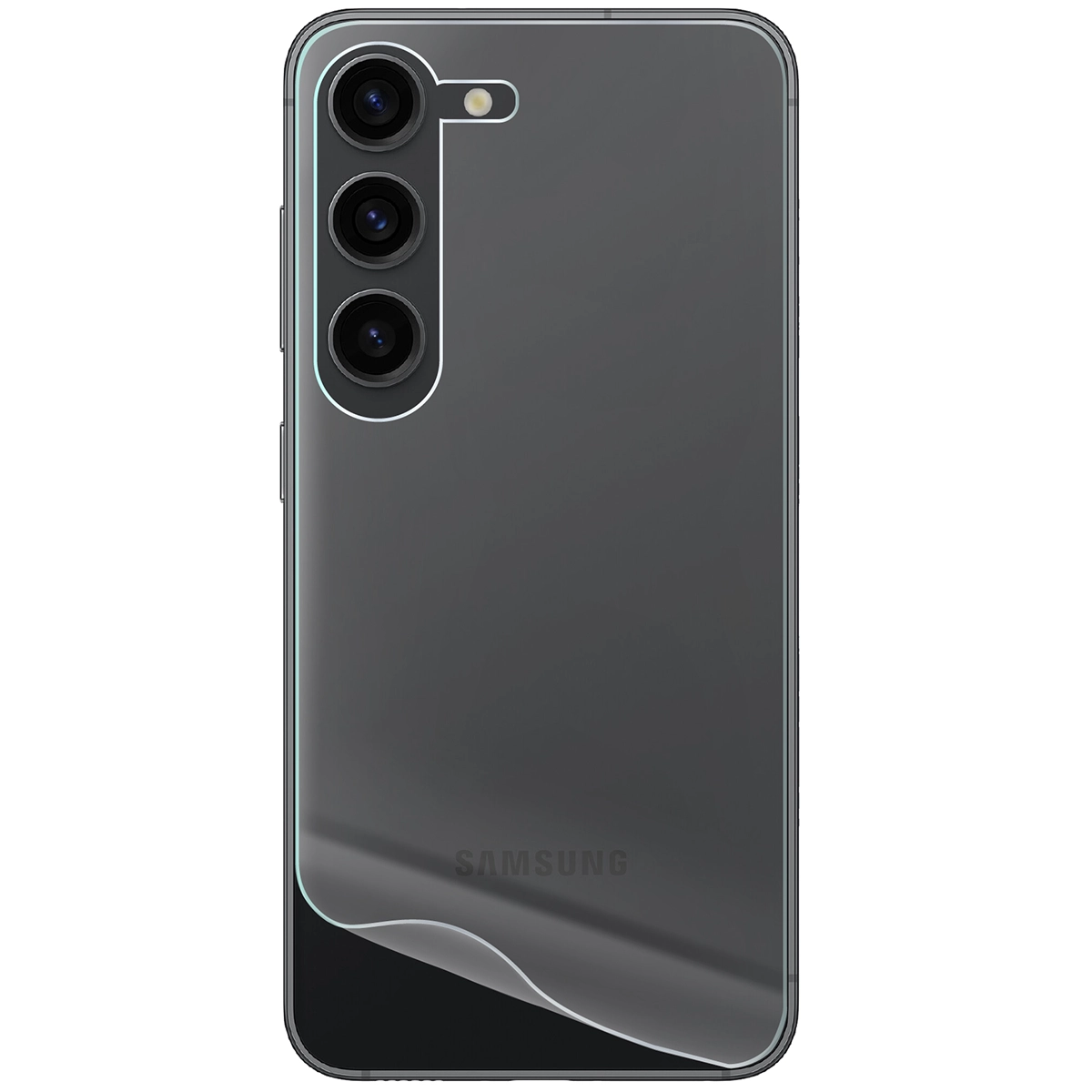 Przezroczystość folii hydrożelowej na tył telefonu Bizon Glass Hydrogel Back do Samsung Galaxy S23