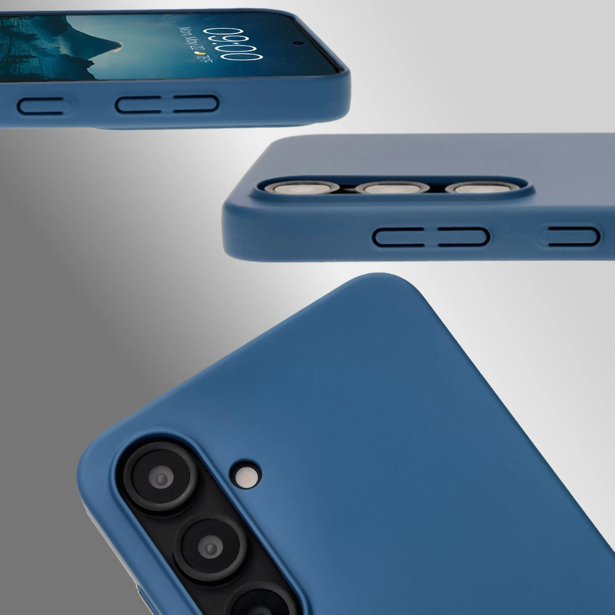 Full cutout and raised edges for the camera and screen in Bizon Case Łupka for Samsung Galaxy S24 FE