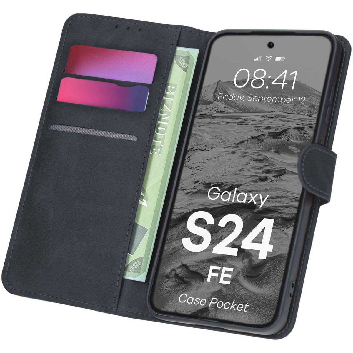 Bizon Case Pocket case for Galaxy S24 FE