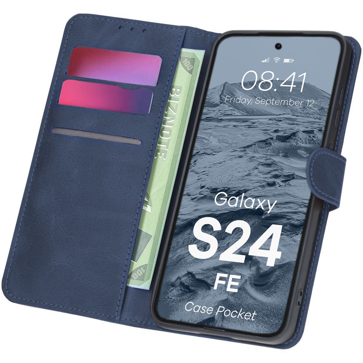 Bizon Case Pocket Etui für Galaxy S24 FE