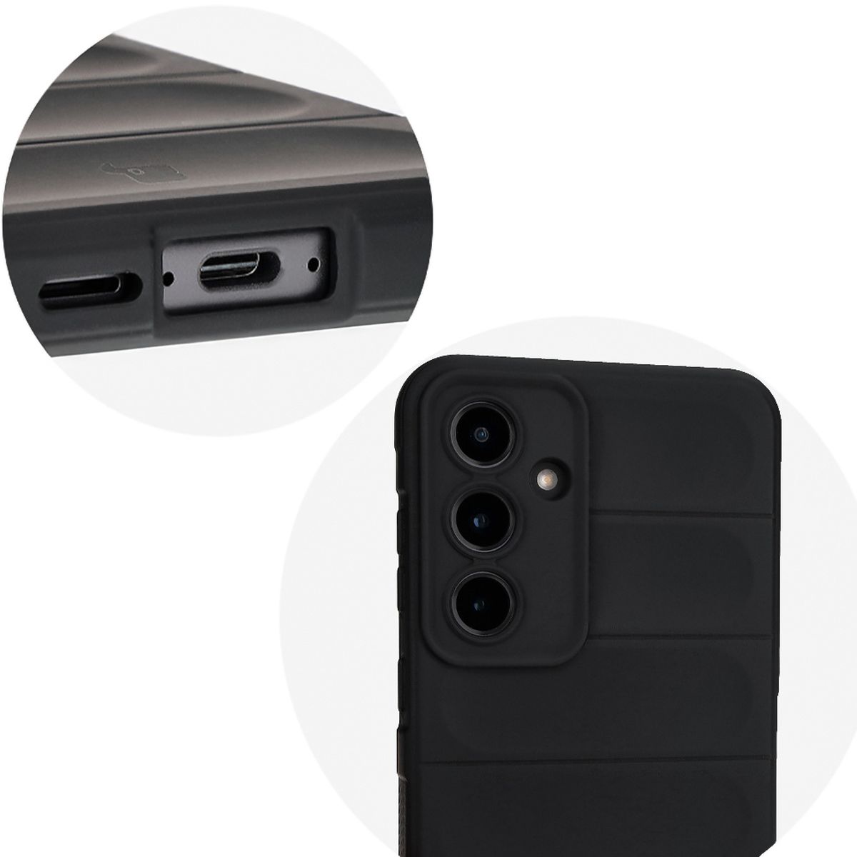 Precise cutouts and compatibility with wireless charging in Bison Case Tur