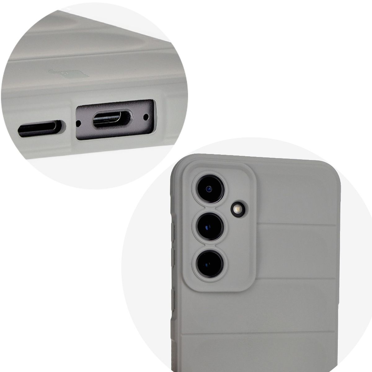 Decupaje precise și compatibilitate cu încărcarea wireless în husa Bizon Case Tur