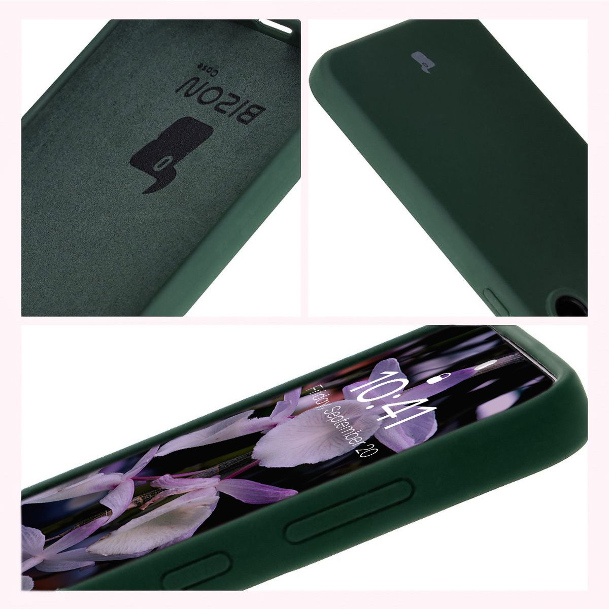 Bizon Soft Case construction: integrated covers, raised edges, and microfiber padding