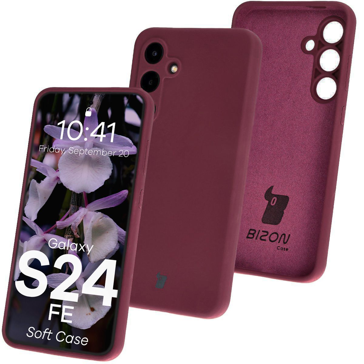 Bizon Soft Case aus Silikon für Samsung Galaxy S24 FE