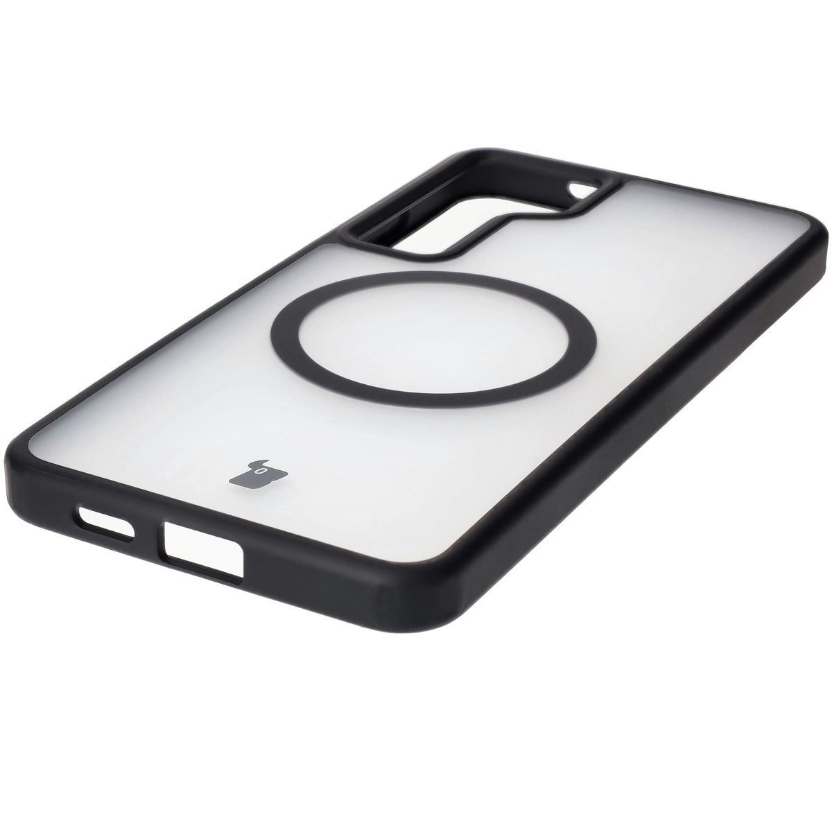 Integrated buttons, cutouts, and hybrid material in Bizon Case MatteO