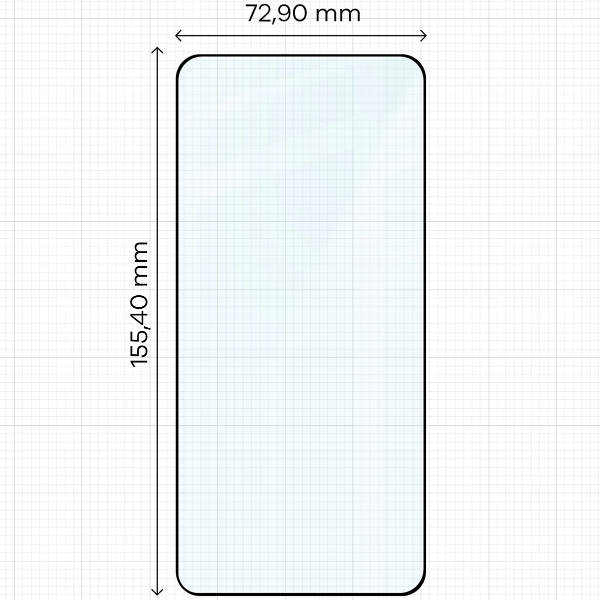 Wymiary szkła Bizon Glass Edge 2