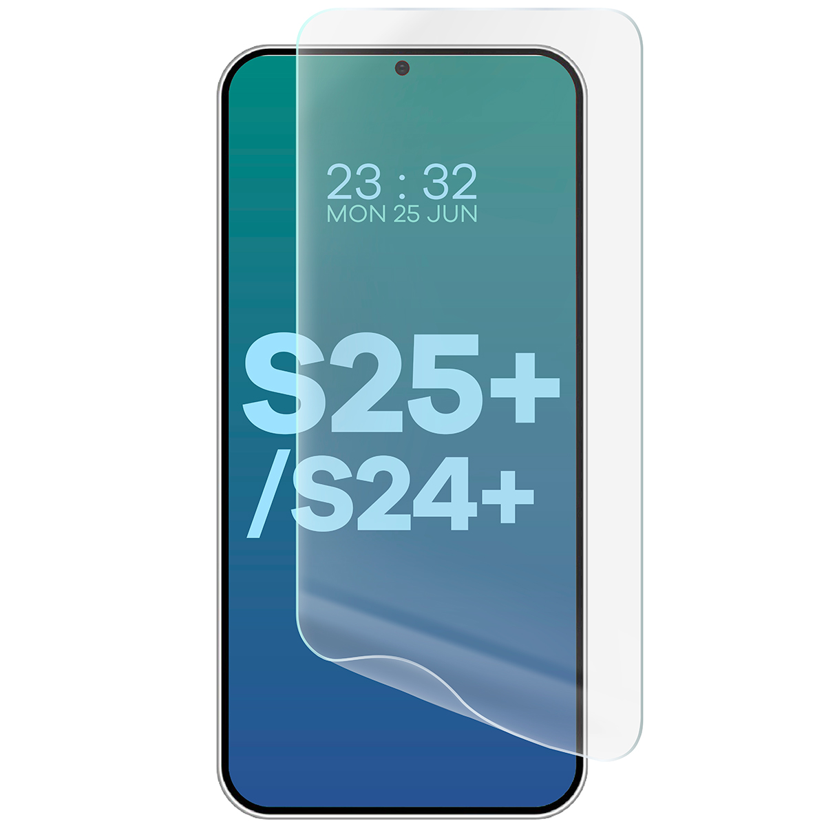 Transparenz der Hydrogel-Folie Bizon Glass Hydrogel Front