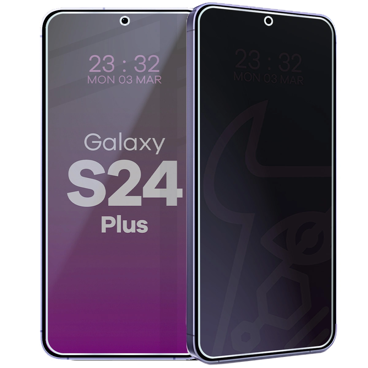 Szkło hybrydowe prywatyzujące Bizon Glass Mule Shadow do Samsung Galaxy S24 Plus