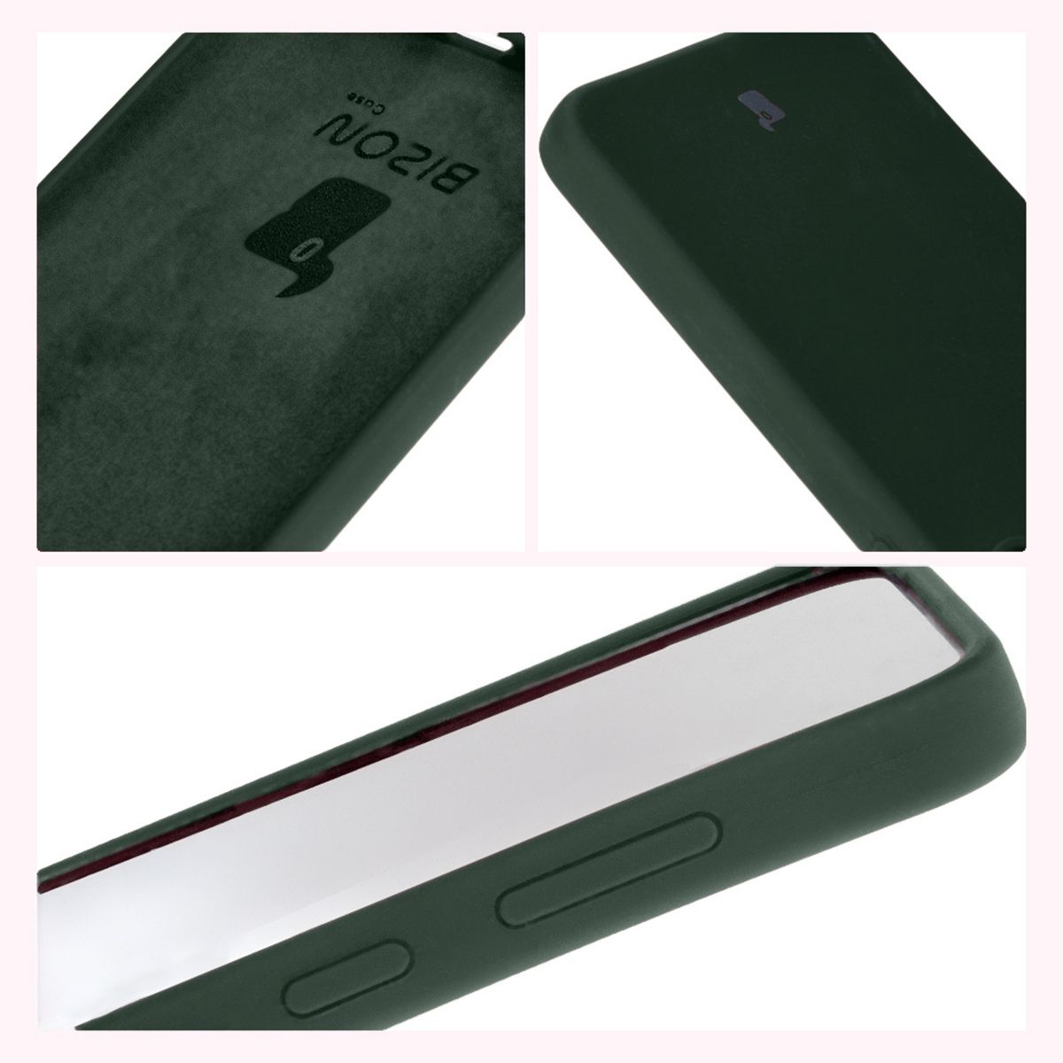 Bizon Soft Case structure: integrated covers, raised edges, and microfiber padding