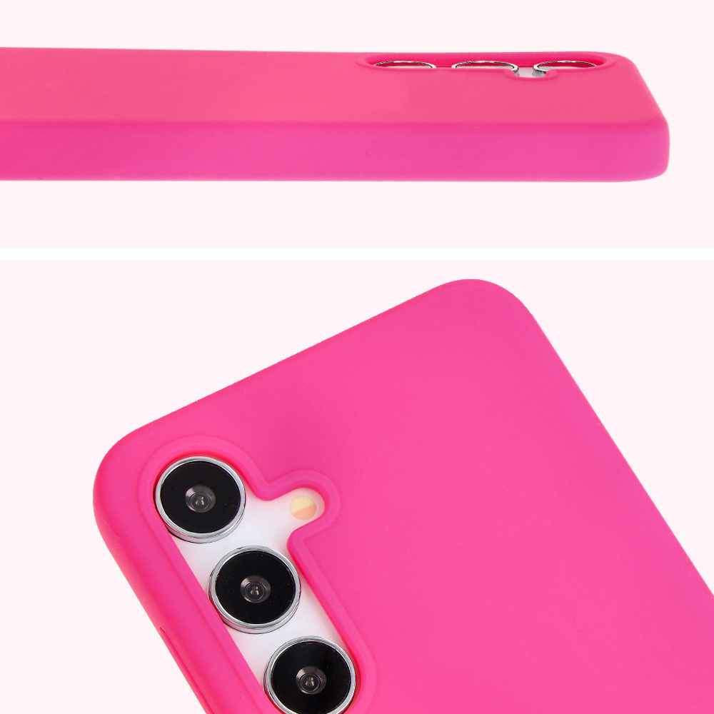 Prim-plan pe decupajul pentru lentile din husa Bizon Soft Case