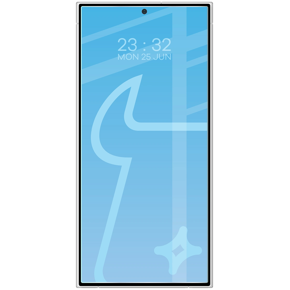 Telefon z nałożonym szkłem Bizon Glass Clear Duo do Samsung Galaxy S24 Ultra