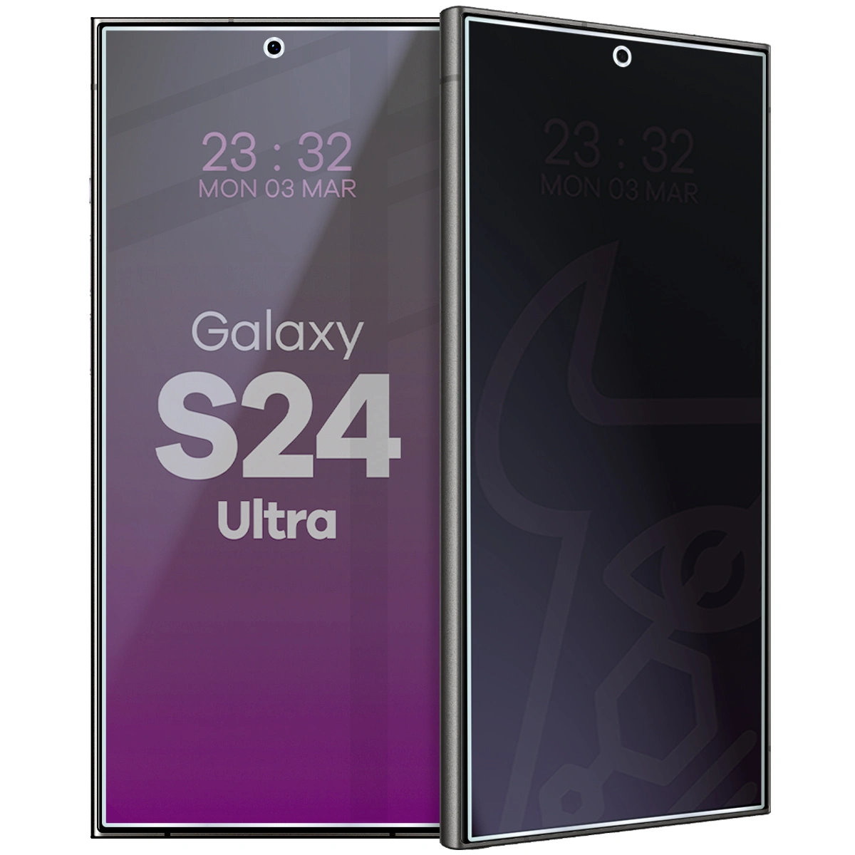 Szkło hybrydowe prywatyzujące Bizon Glass Mule Shadow do Samsung Galaxy S24 Ultra