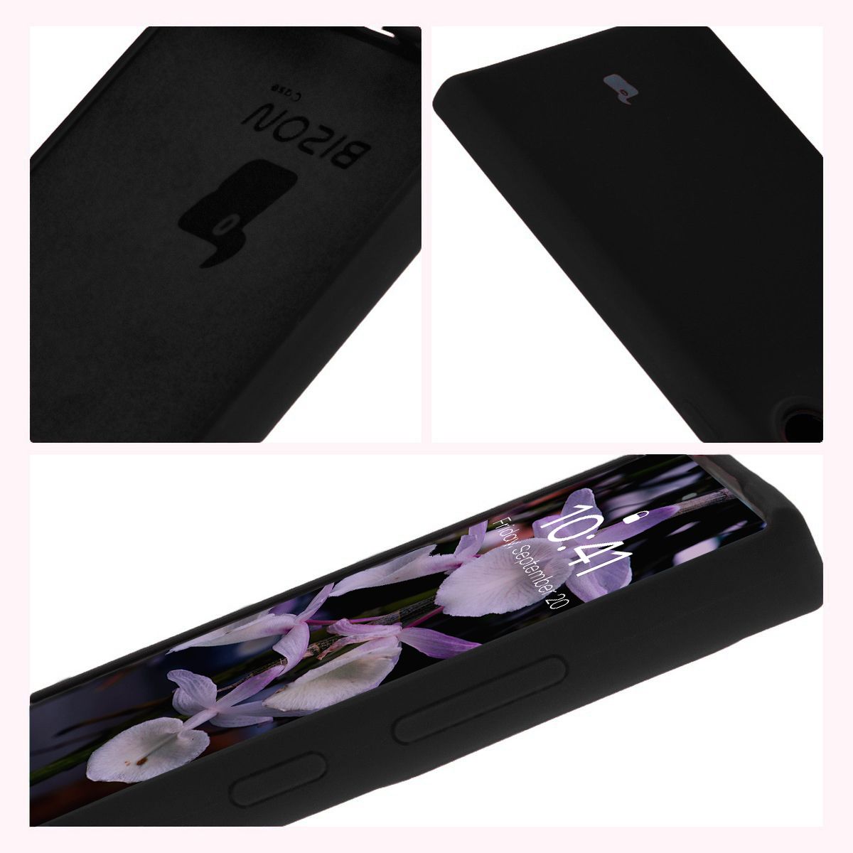 A Bizon Soft Case tok szerkezete: integrált védők, megemelt szélek és mikroszálas bélés