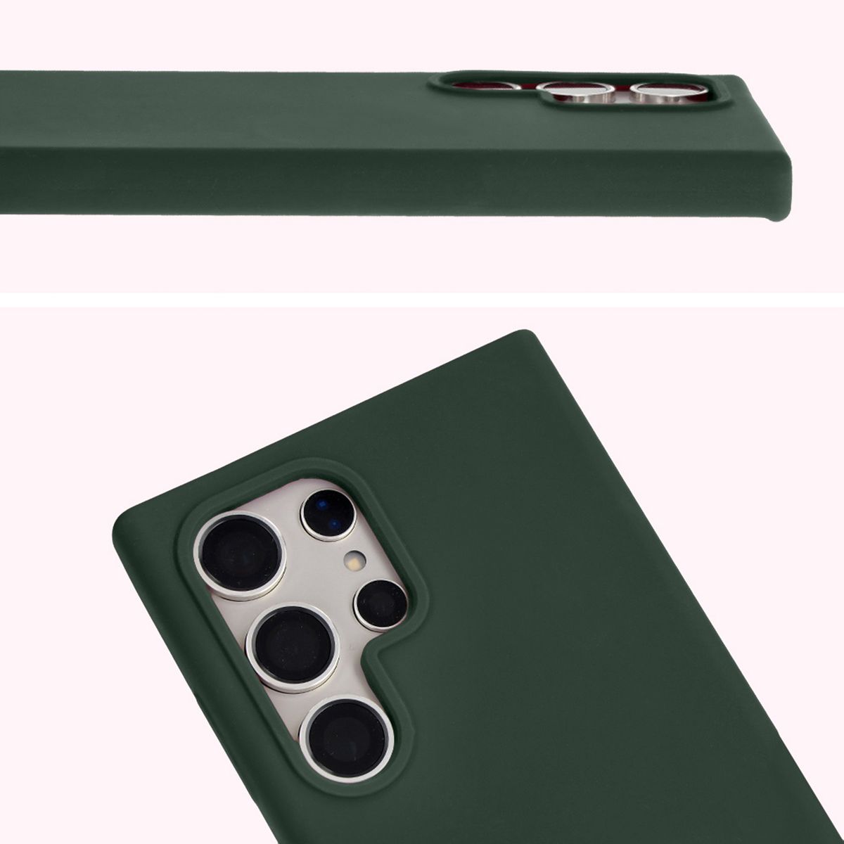 Prim-plan pe decupajul pentru camere în carcasa Bizon Soft Case